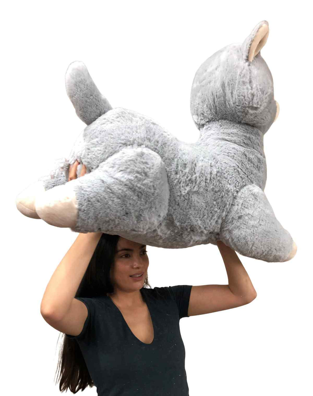 Giant Stuffed Llama 3 Feet Long 36 Inches 91 cm Soft Luxurious Big Plush Alpaca South American Camelid