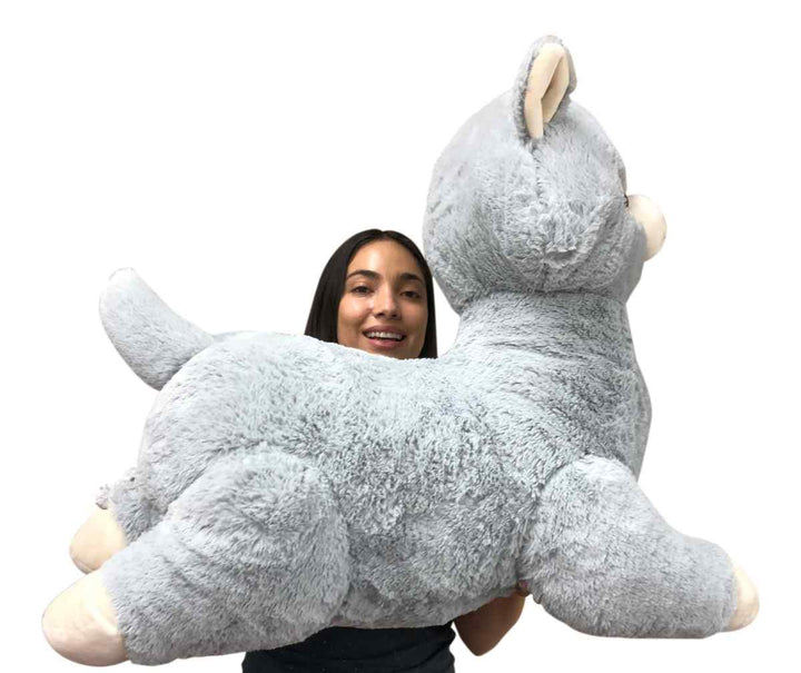 Giant Stuffed Llama 3 Feet Long 36 Inches 91 cm Soft Luxurious Big Plush Alpaca South American Camelid