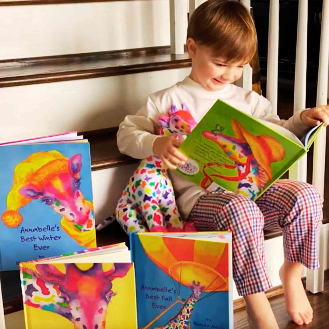 4-Book Set Annabelle the Giraffe Best Spring Summer Autumn and Winter Ever
