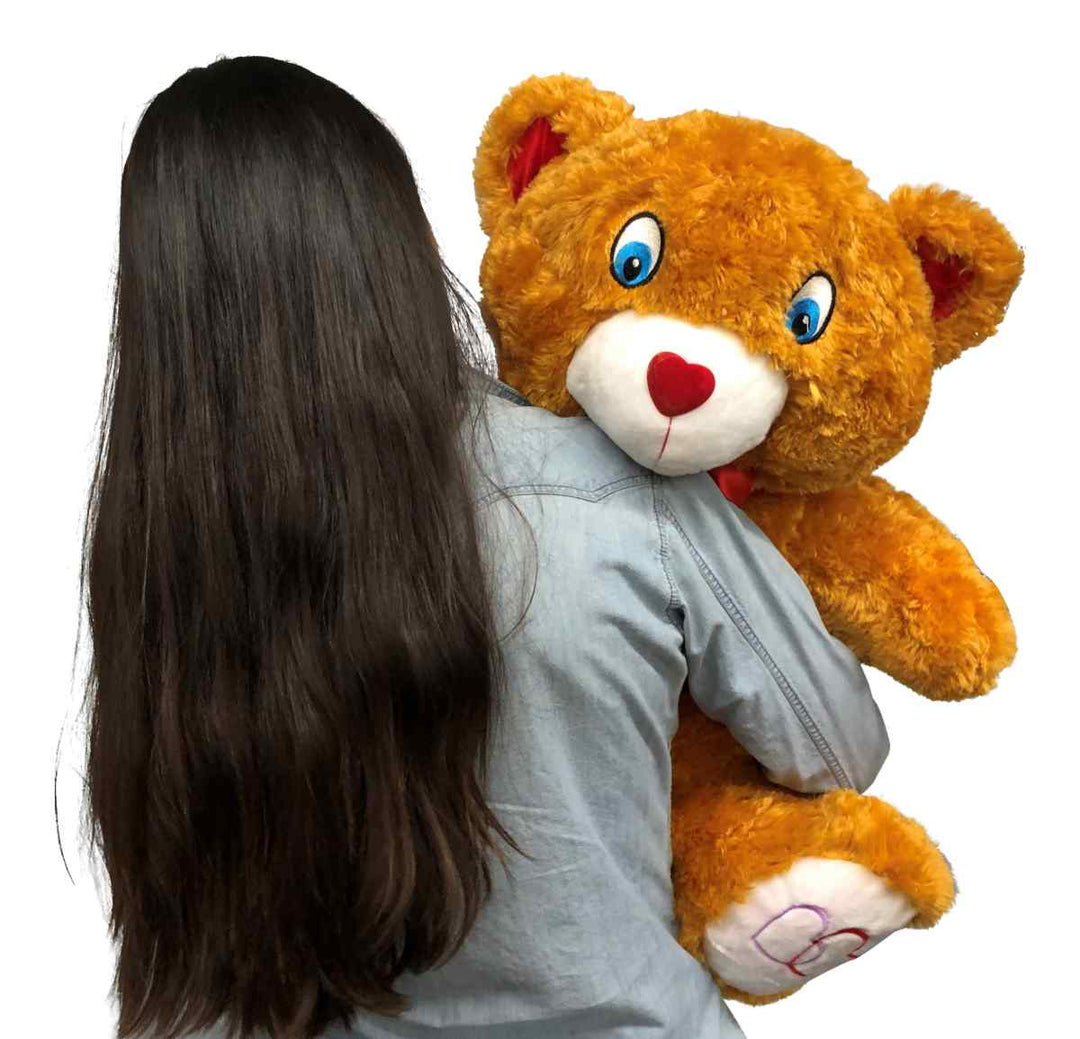 Big Plush® 2 Foot Teddy Bear 24 Inches Soft Brown with Red Nose