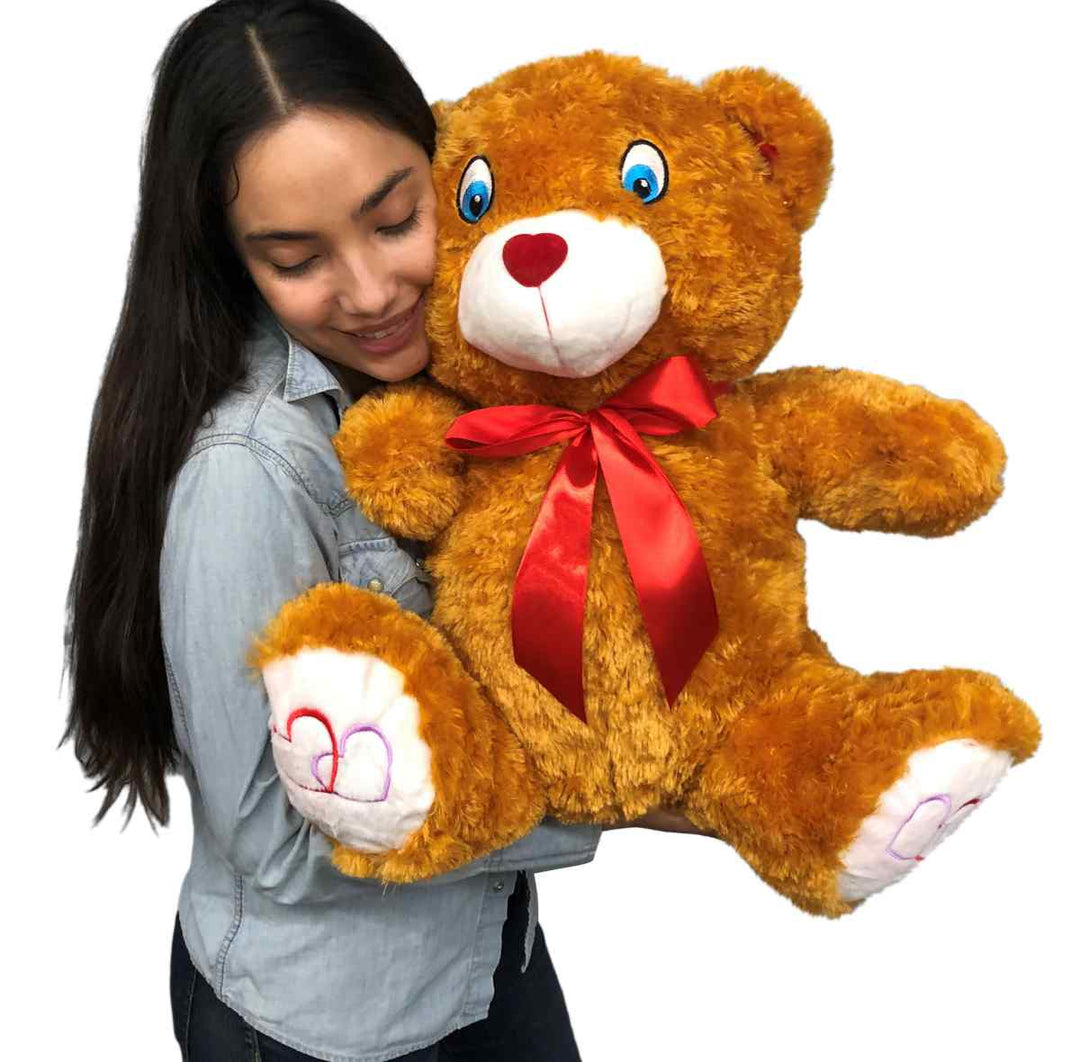 Big Plush® 2 Foot Teddy Bear 24 Inches Soft Brown with Red Nose