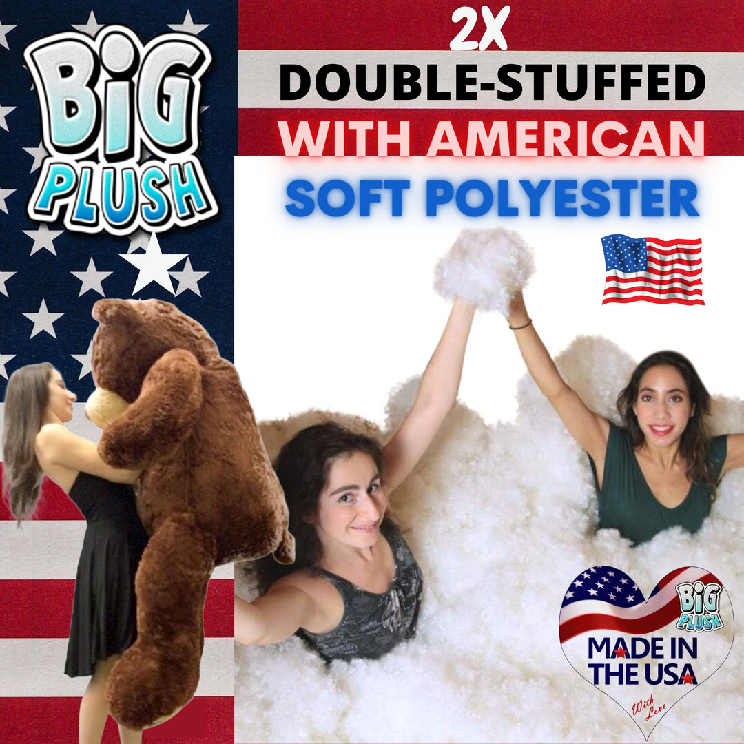 Big Plush Valentine's Day 5 Foot Brown Giant Teddy Bear, Soft Life Size Hug Buddy, Perfect Gift for Valentines Day or Any Day