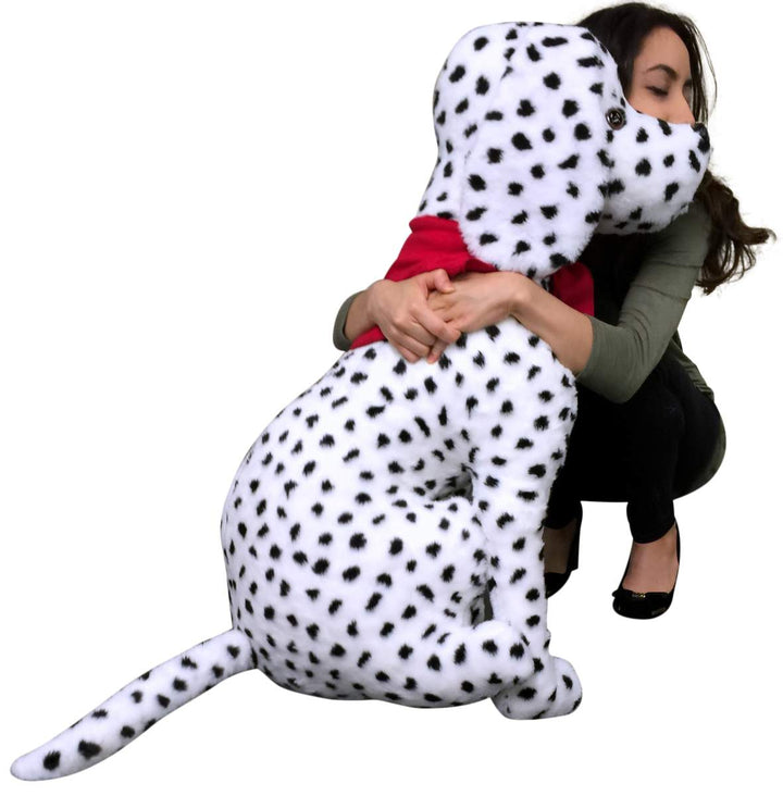American Made Giant Stuffed Dalmatian 36 Inch Soft Big Plush Fire Dog