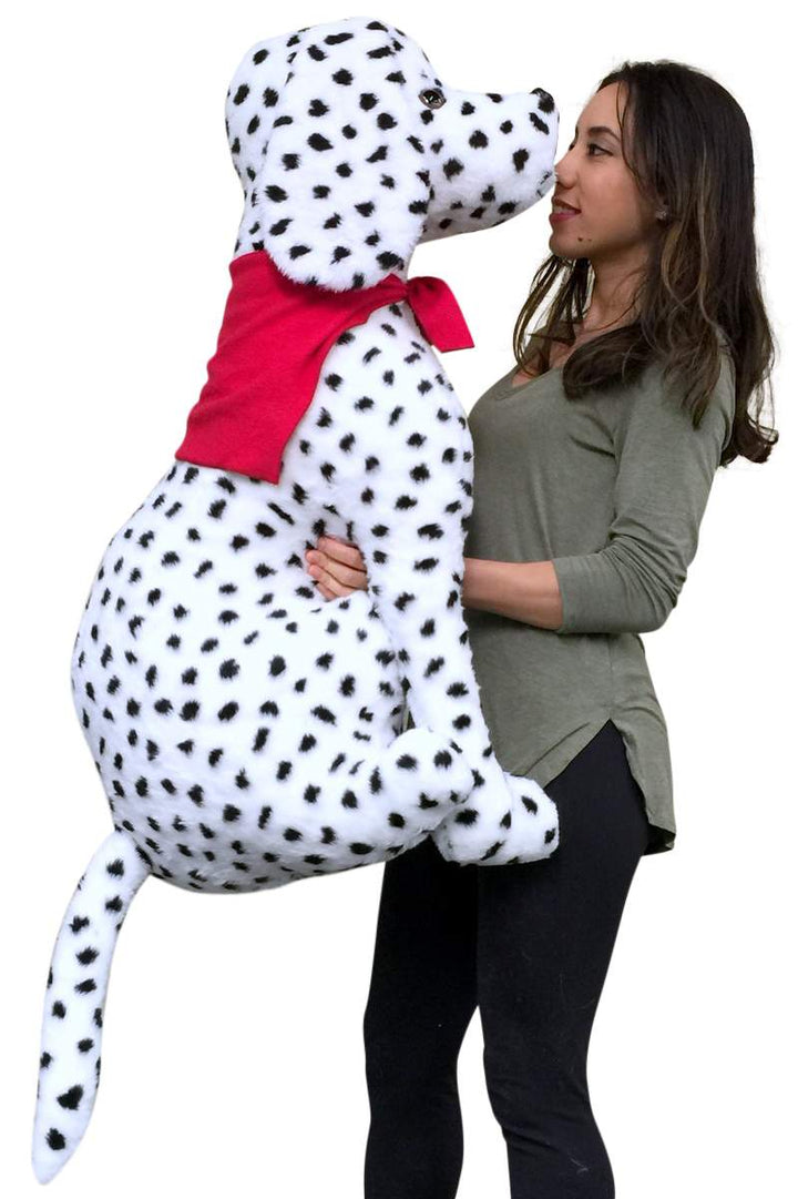 American Made Giant Stuffed Dalmatian 36 Inch Soft Big Plush Fire Dog
