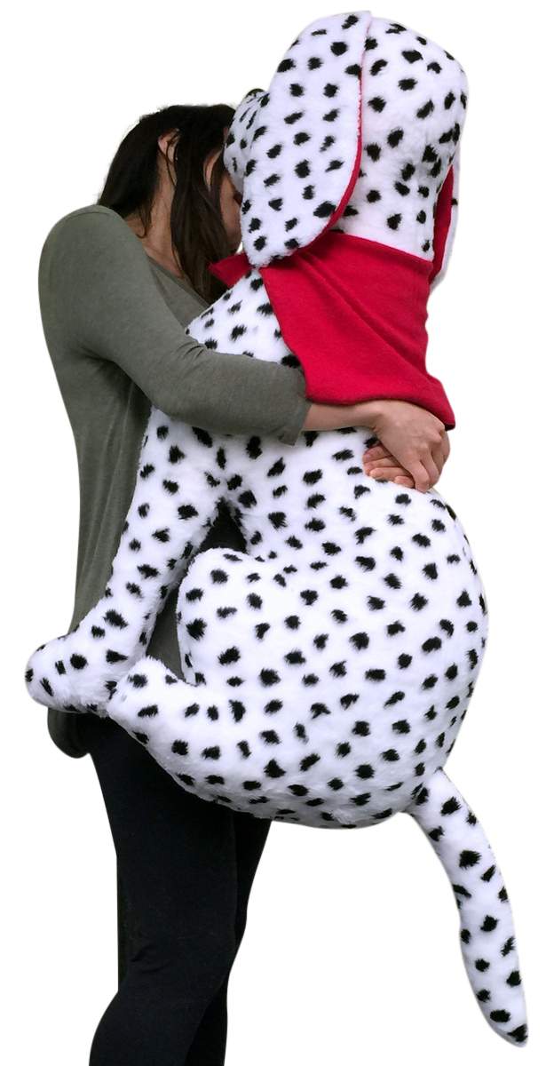 American Made Giant Stuffed Dalmatian 36 Inch Soft Big Plush Fire Dog