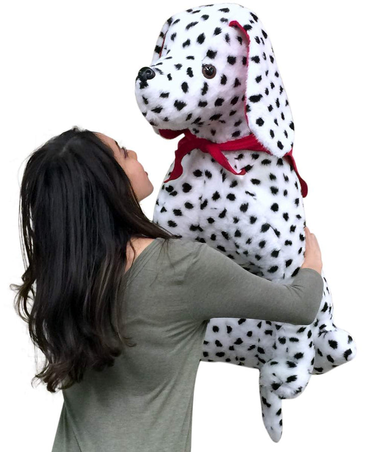 American Made Giant Stuffed Dalmatian 36 Inch Soft Big Plush Fire Dog