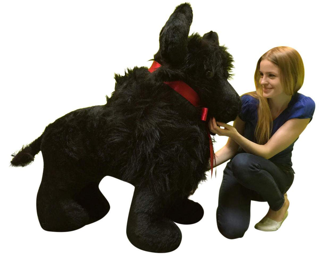 American Made Giant Stuffed Black Buffalo Huge 44 Inches 112 cm Big Plush Brand Gigantic Plushie Animal Made in the USA