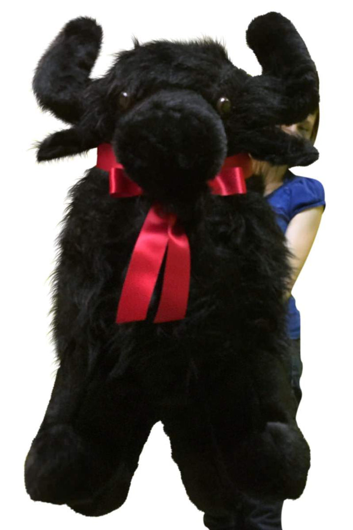 American Made Giant Stuffed Black Buffalo Huge 44 Inches 112 cm Big Plush Brand Gigantic Plushie Animal Made in the USA