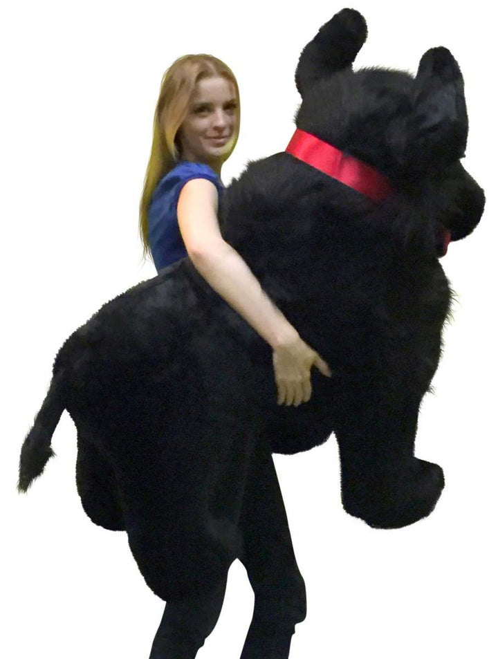 American Made Giant Stuffed Black Buffalo Huge 44 Inches 112 cm Big Plush Brand Gigantic Plushie Animal Made in the USA