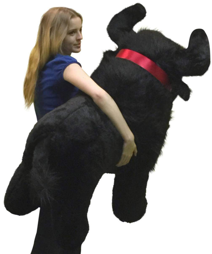 American Made Giant Stuffed Black Buffalo Huge 44 Inches 112 cm Big Plush Brand Gigantic Plushie Animal Made in the USA