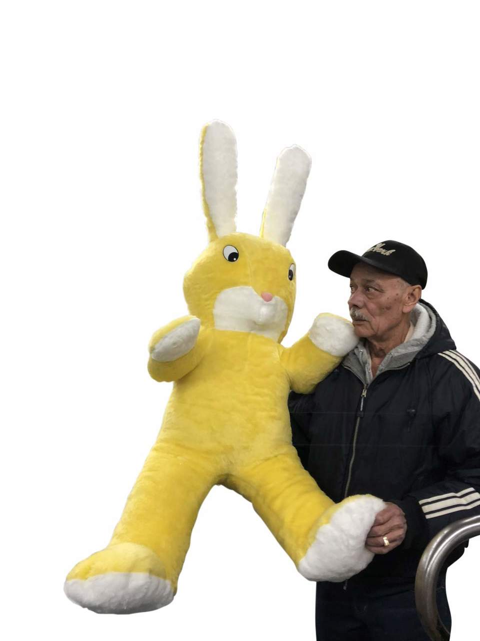 Giant Stuff Rabbit American Made Giant Stuffed Yellow Bunny 60 Inch Soft Big Plush Rabbit