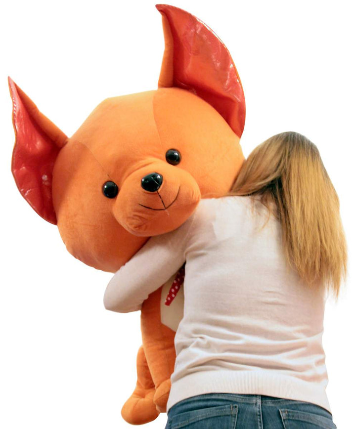 3 Foot Giant Stuffed Chihuahua 38 Inch Soft Big Plush Dog Enormous Pooch