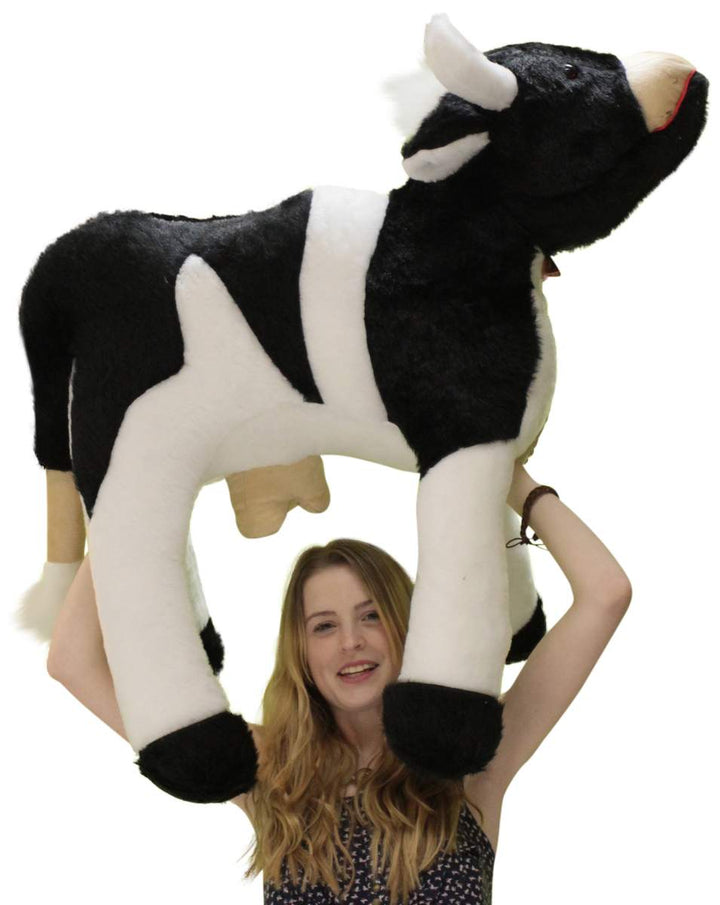 American Made Giant Stuffed Cow 42 Inch Big Plush Farm Animal Soft Made in USA America