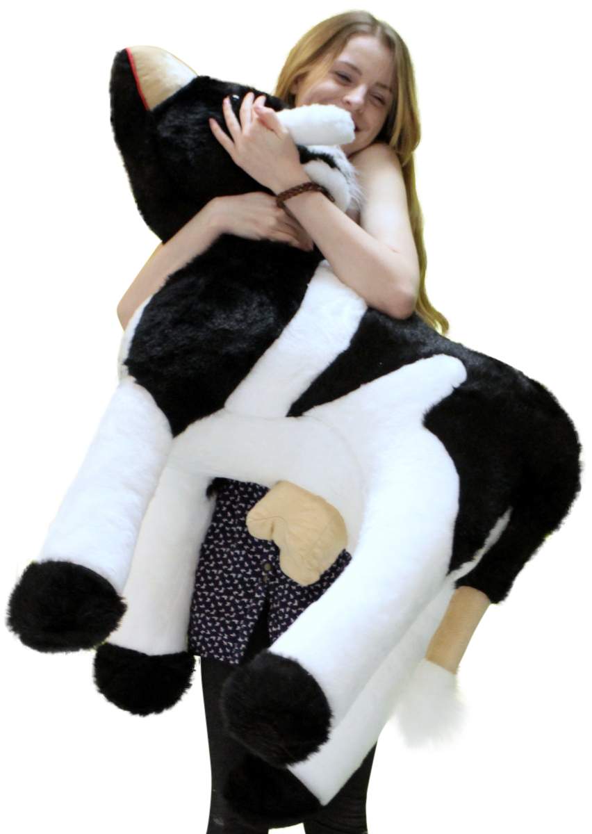 American Made Giant Stuffed Cow 42 Inch Big Plush Farm Animal Soft Made in USA America