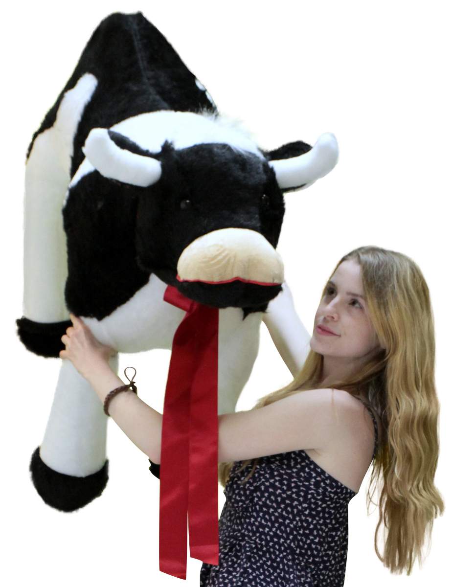 American Made Giant Stuffed Cow 42 Inch Big Plush Farm Animal Soft Made in USA America