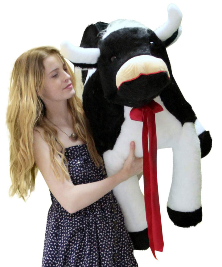 American Made Giant Stuffed Cow 42 Inch Big Plush Farm Animal Soft Made in USA America