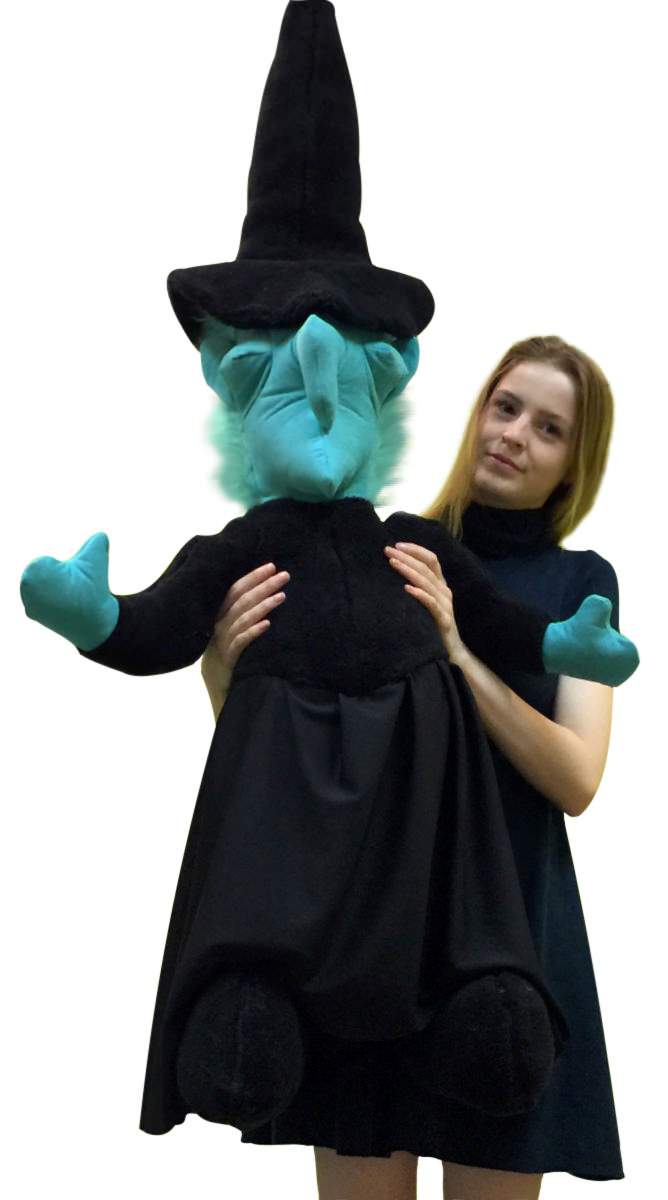 American Made Giant Stuffed Wicked Witch 48 Inches Tall Halloween Big Plush Made in the USA America