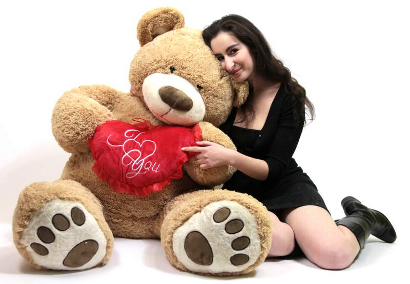 I Love You Teddy Bear Giant Size 5ft