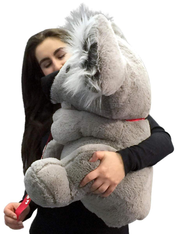 Personalized Large Stuffed Koala Bear 26 inches Soft American Made Big Plush Animal Made in the USA