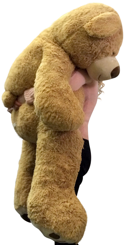Your Custom Personalized Name or Message on 5 Foot Giant Teddy Bear, Has Customized Heart on Chest
