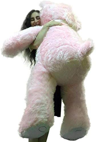 American Made 5ft Pink Giant Teddy Bear Soft Big Plush Premium Large Stuffed Animal Made in USA