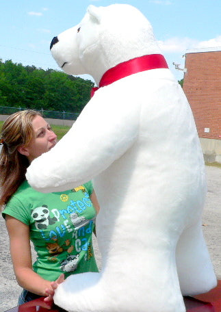 Giant Stuffed Polar Bear 42 Inches Made in USA