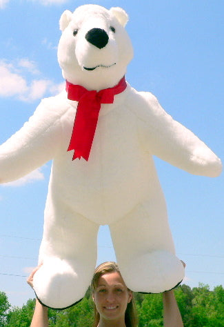 Giant Stuffed Polar Bear 42 Inches Made in USA