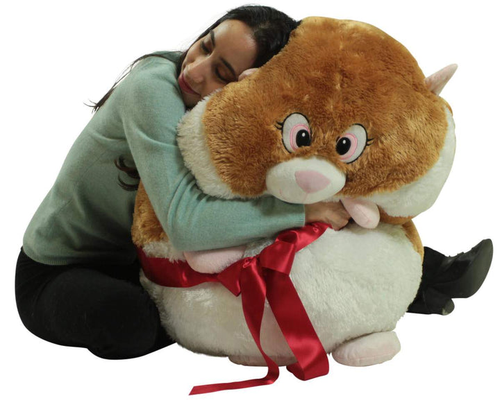 Big Plush Hamster Smush Ball Soft 30 Inch Large Stuffed Hamster