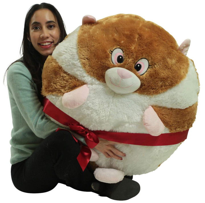 Big Plush Hamster Smush Ball Soft 30 Inch Large Stuffed Hamster