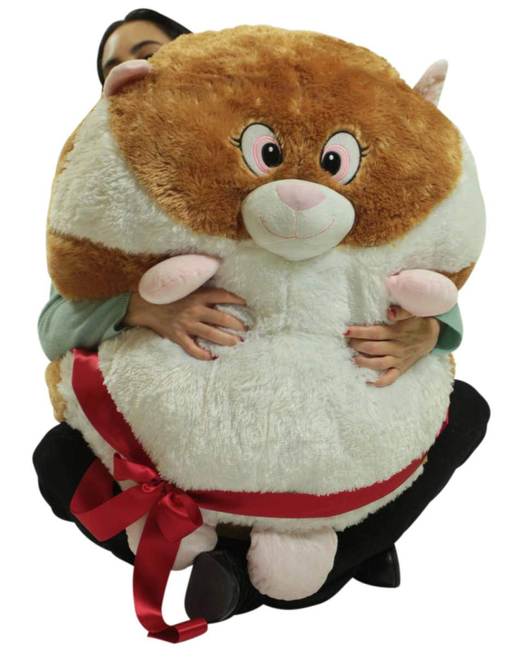 Big Plush Hamster Smush Ball Soft 30 Inch Large Stuffed Hamster