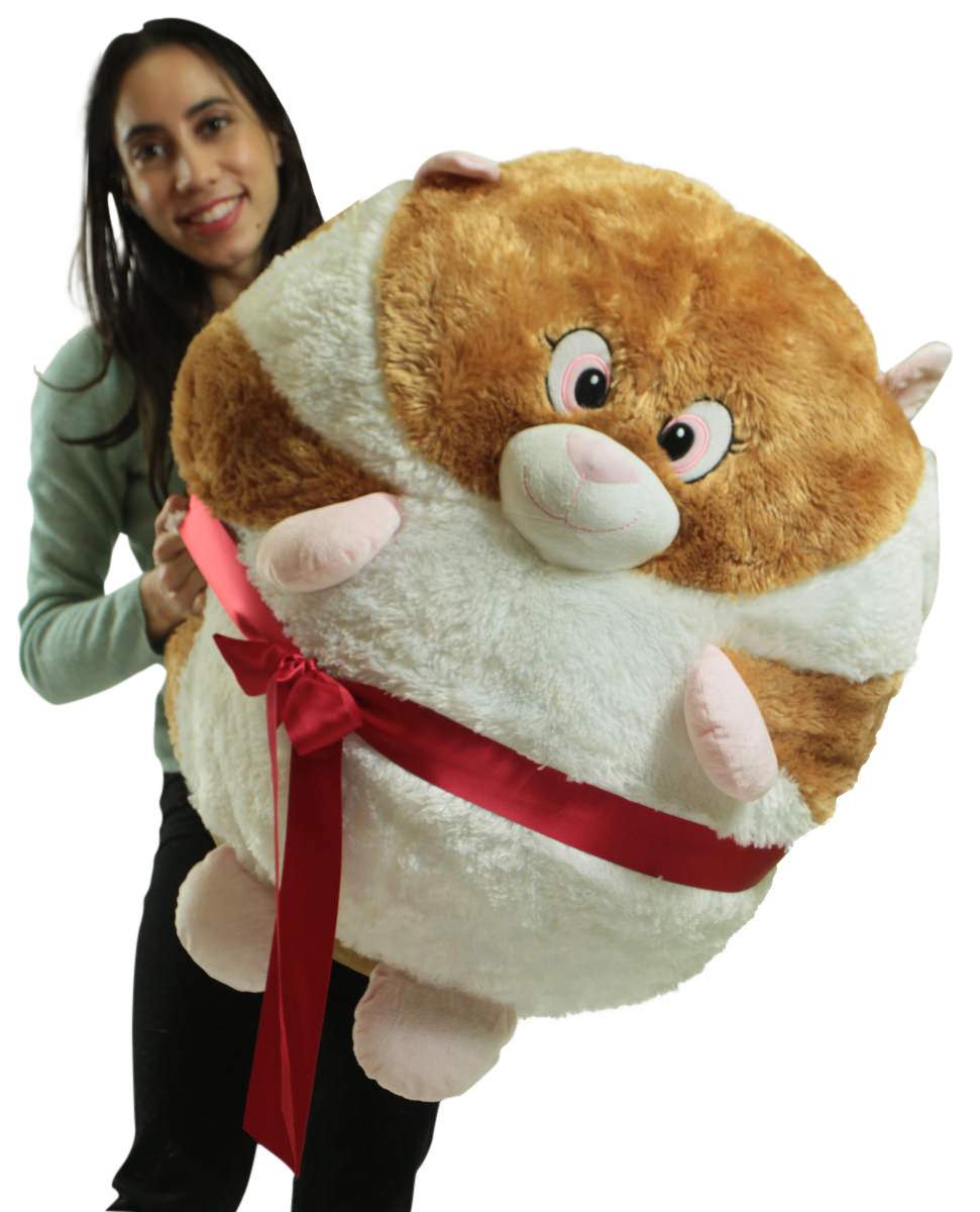 Big Plush Hamster Smush Ball Soft 30 Inch Large Stuffed Hamster