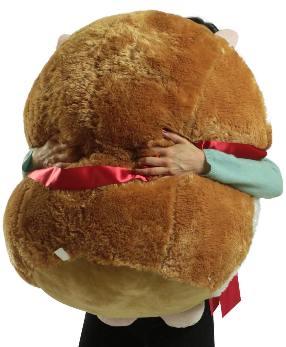 Big Plush Hamster Smush Ball Soft 30 Inch Large Stuffed Hamster