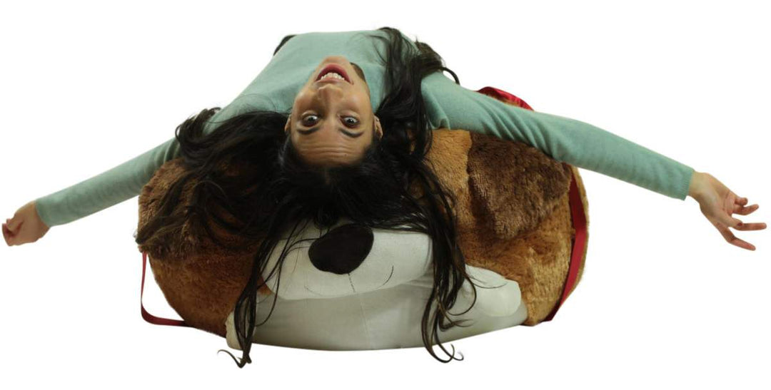 Big Plush Jumbo Stuffed Saint Bernard Soft Dog Smush Ball, 3 Feet Tall, 30 Inch Wide, Weighs 10 Pounds