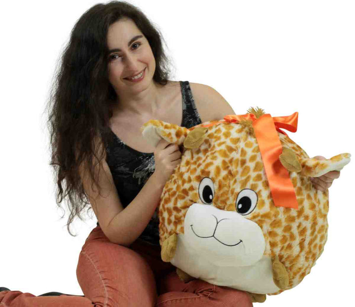 Big Plush Giraffe Smush Ball Soft 24 Inches Soft Stuffed Animal Plushie