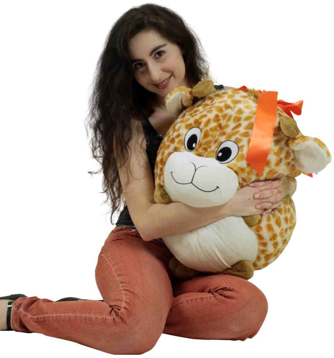 Big Plush Giraffe Smush Ball Soft 24 Inches Soft Stuffed Animal Plushie