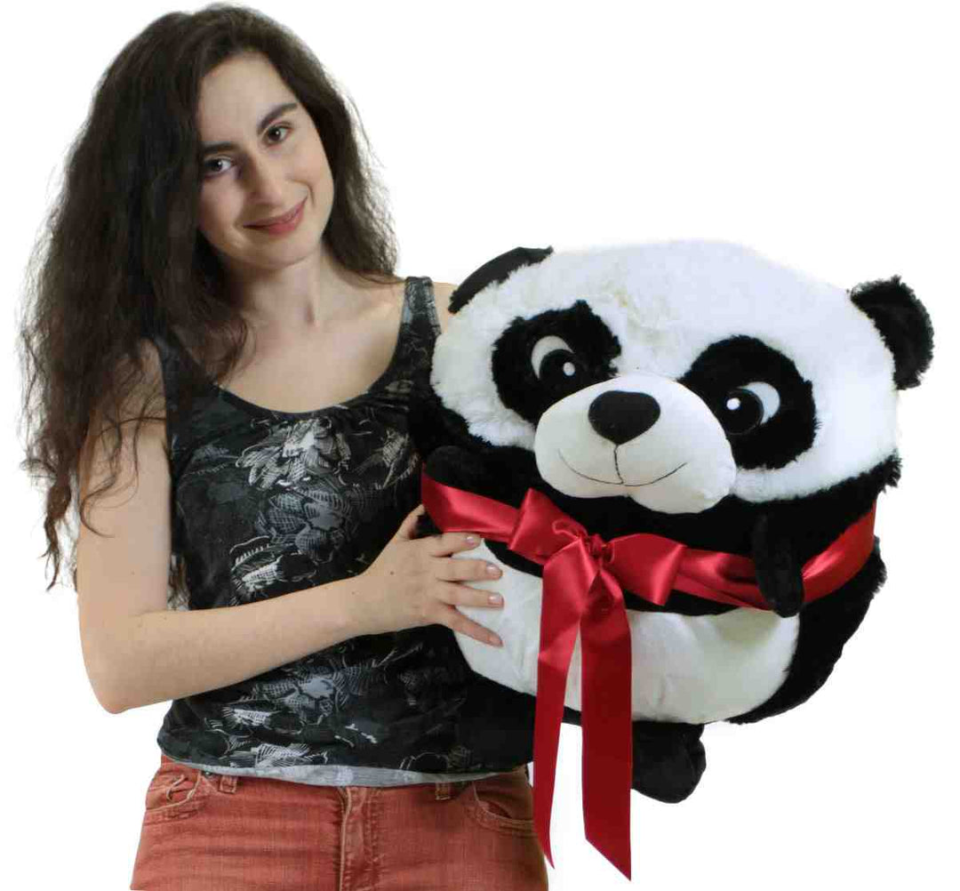 Big Plush Panda Smush Ball Soft 24 Inches Soft Stuffed Animal Plushie