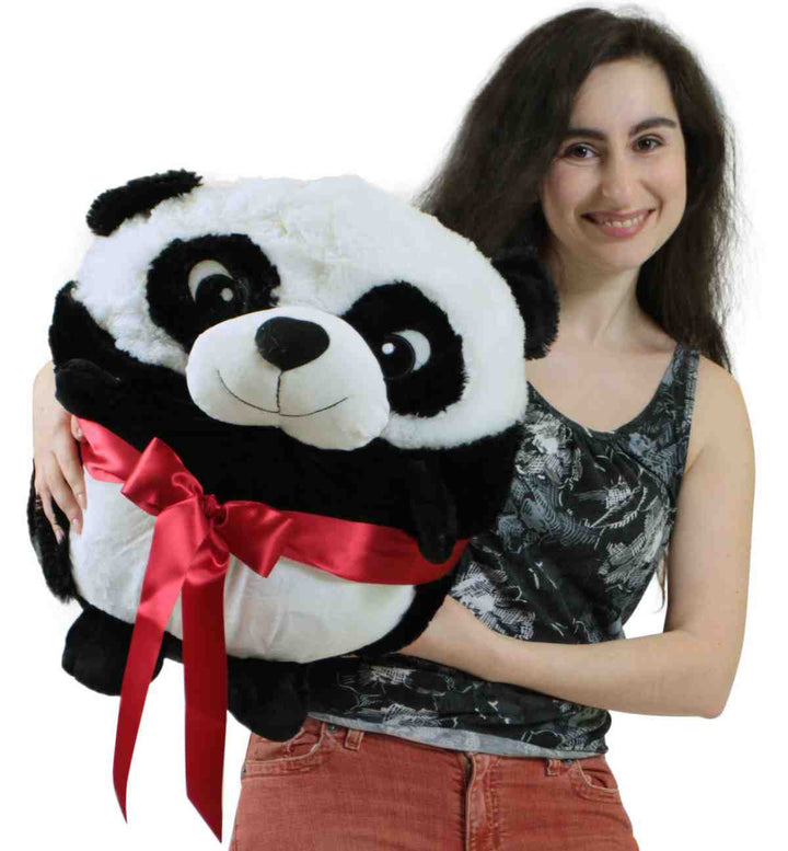 Big Plush Panda Smush Ball Soft 24 Inches Soft Stuffed Animal Plushie