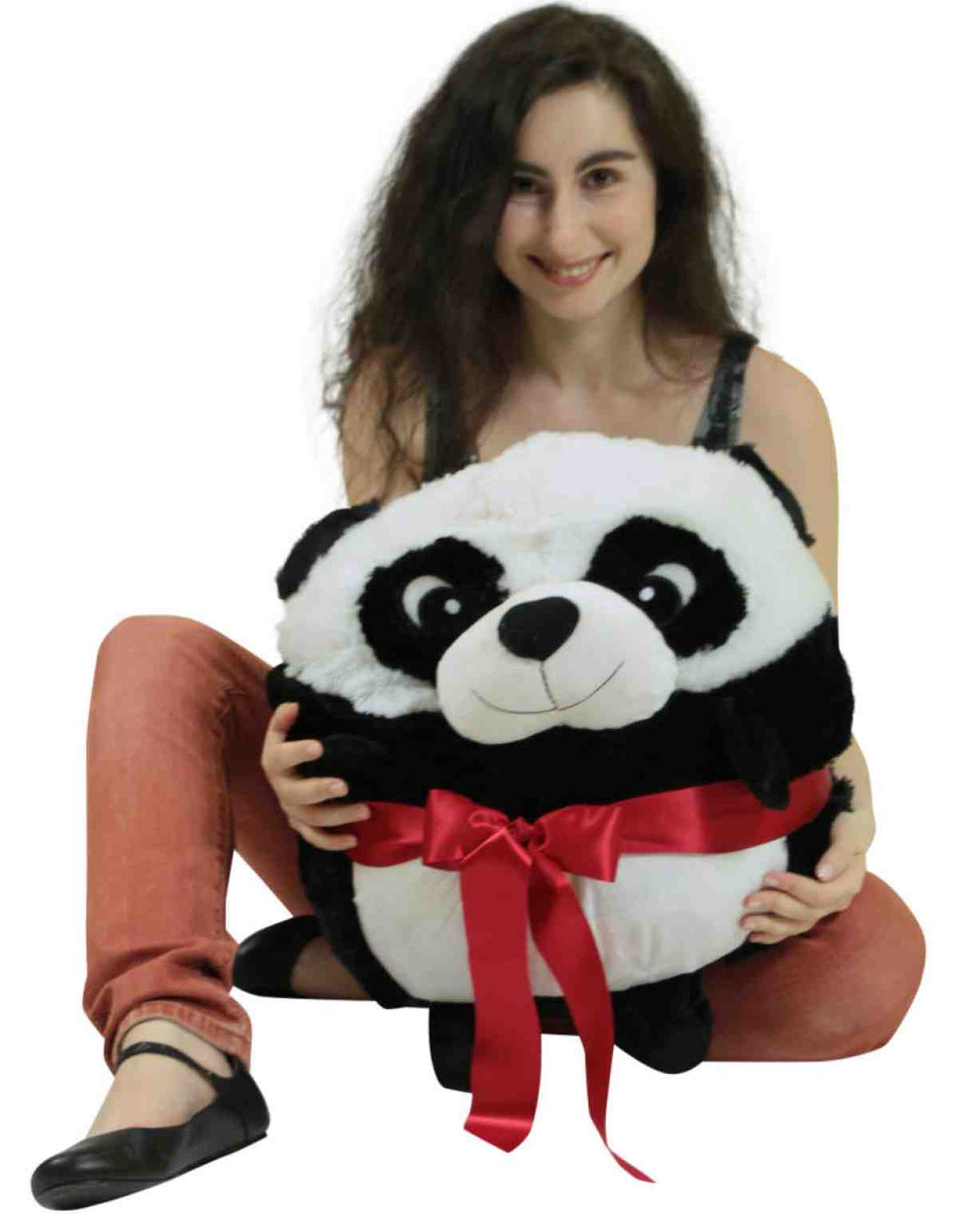 Big Plush Panda Smush Ball Soft 24 Inches Soft Stuffed Animal Plushie