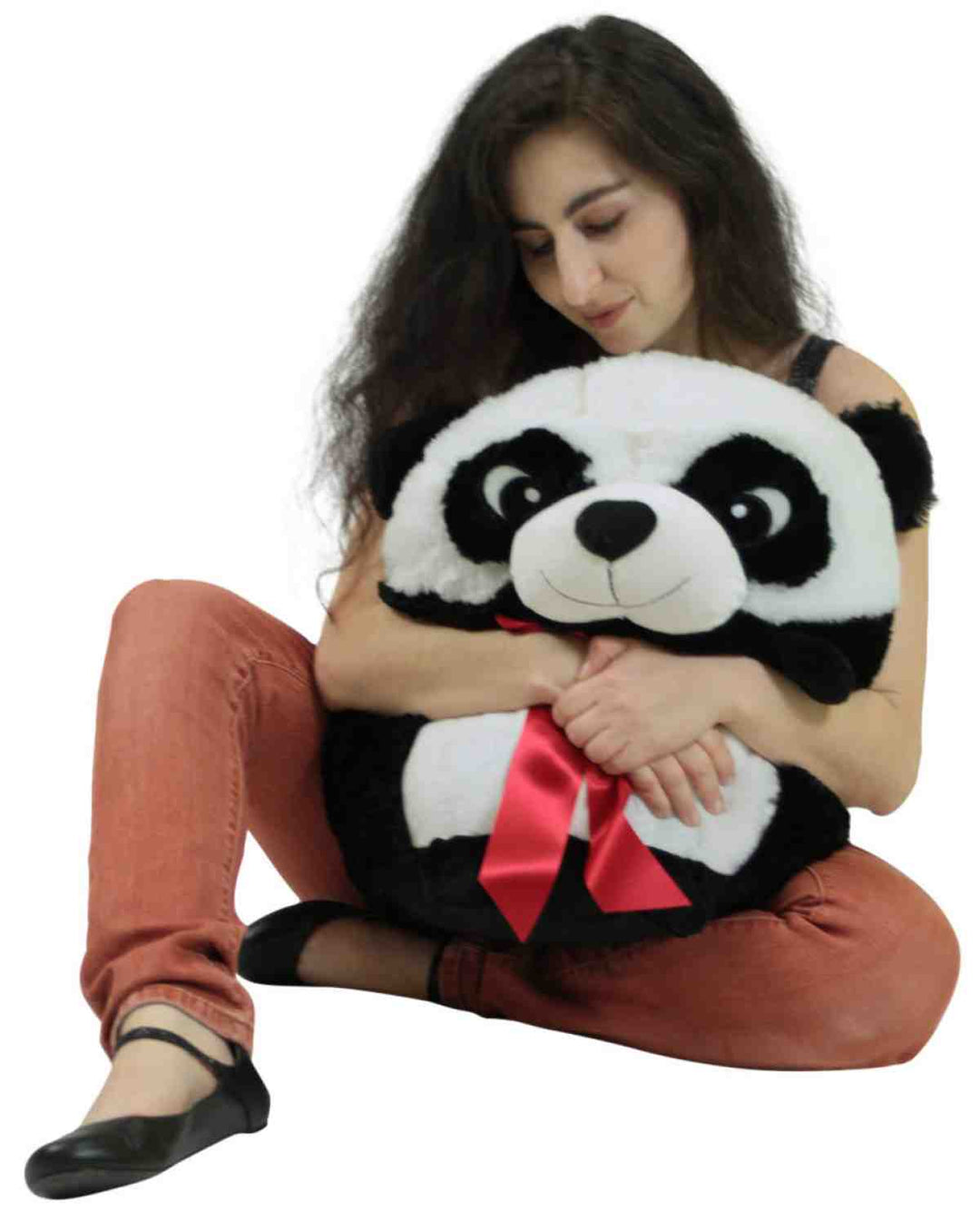 Big Plush Panda Smush Ball Soft 24 Inches Soft Stuffed Animal Plushie