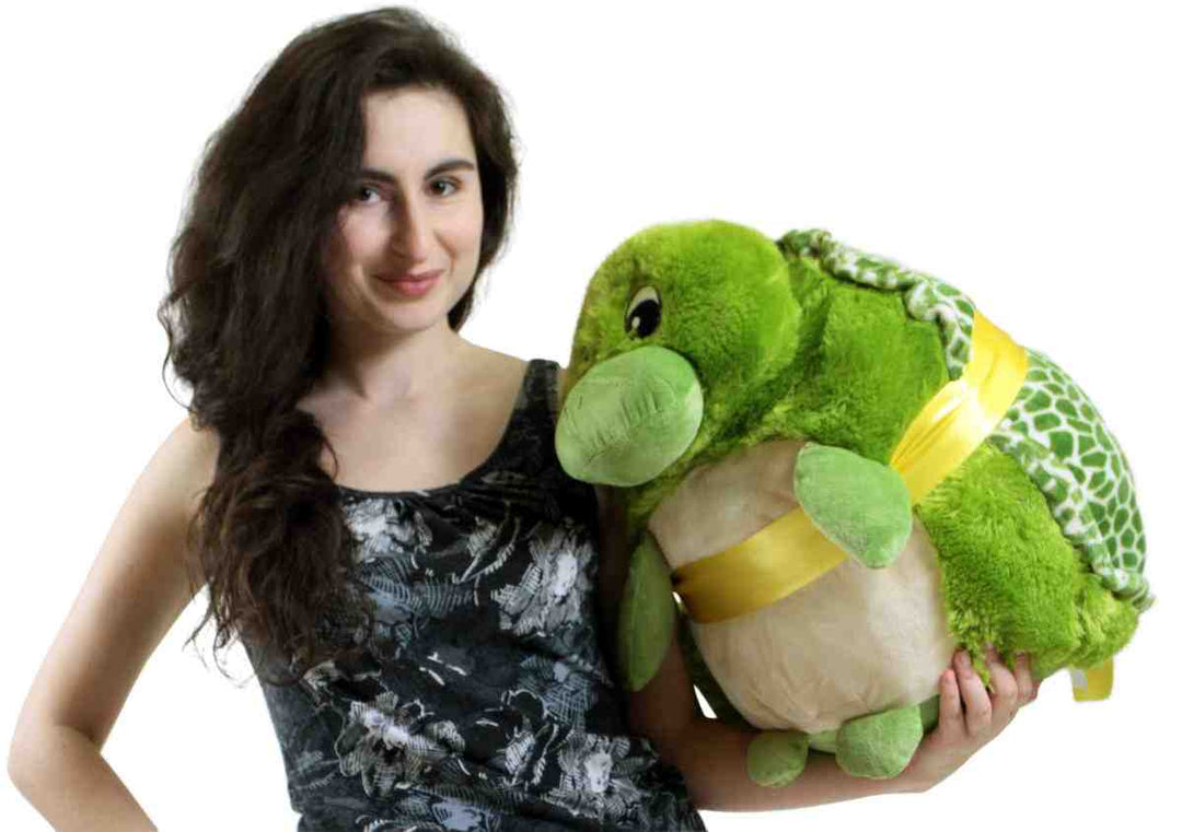 Big Plush Turtle Smush Ball Soft 24 Inches Soft Stuffed Animal Plushie