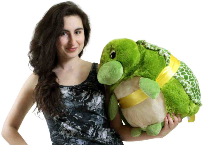 Big Plush Turtle Smush Ball Soft 24 Inches Soft Stuffed Animal Plushie