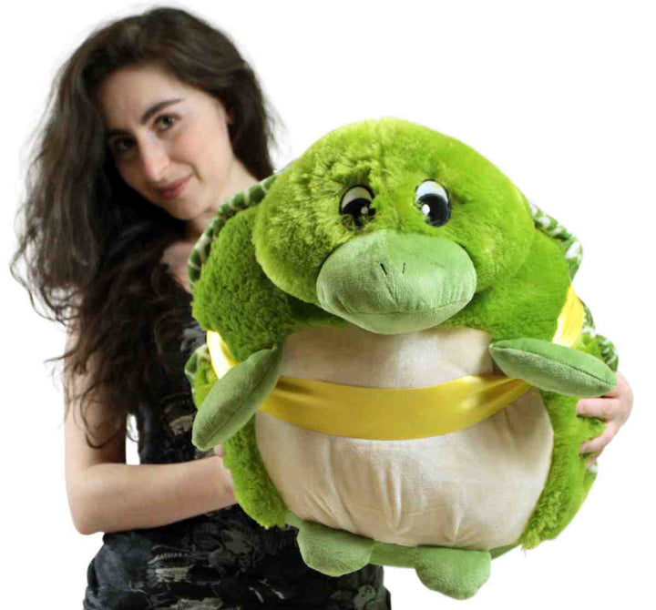 Big Plush Turtle Smush Ball Soft 24 Inches Soft Stuffed Animal Plushie