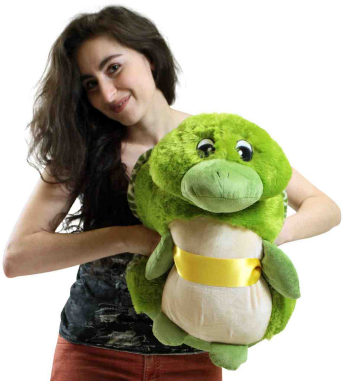 Big Plush Turtle Smush Ball Soft 24 Inches Soft Stuffed Animal Plushie