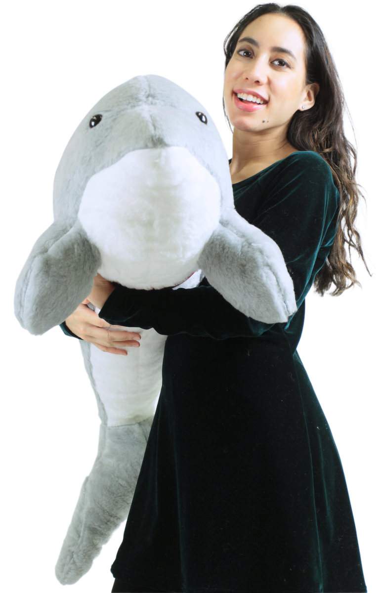American Made Giant Stuffed Dolphin 46 Inch Soft Plush Made in USA