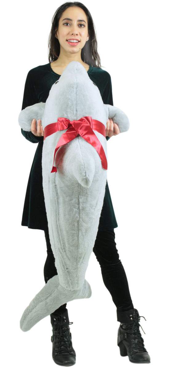 American Made Giant Stuffed Dolphin 46 Inch Soft Plush Made in USA