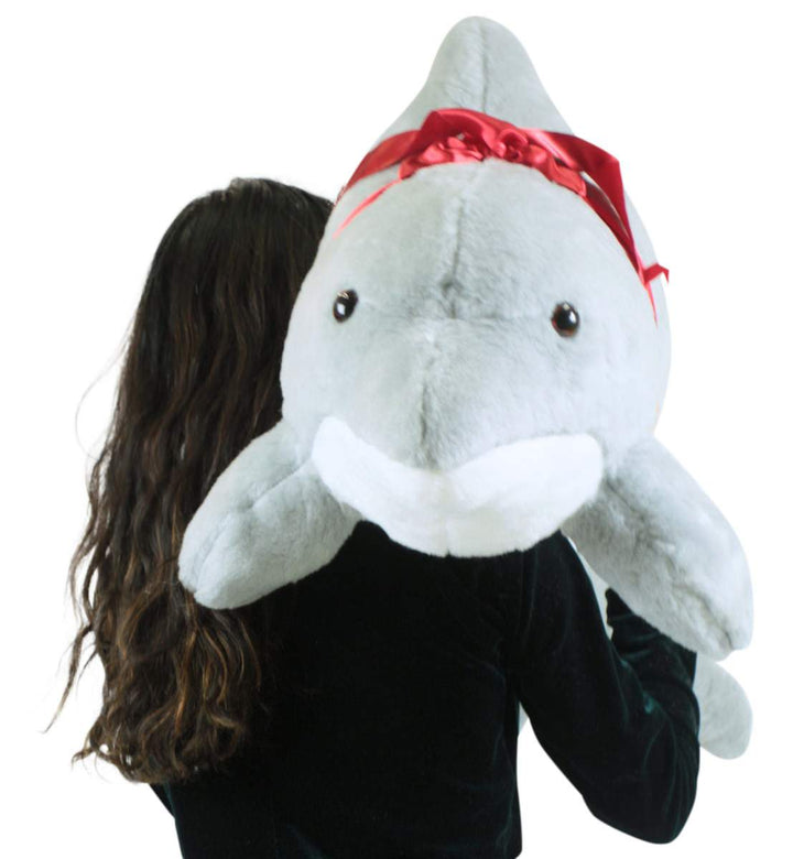 American Made Giant Stuffed Dolphin 46 Inch Soft Plush Made in USA