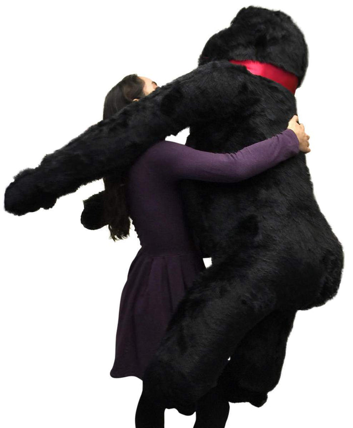 Giant Stuffed Gorilla, 42 Inch Height 36 Inch Length 36 Inch Width Huge Plush Animal, Made in USA