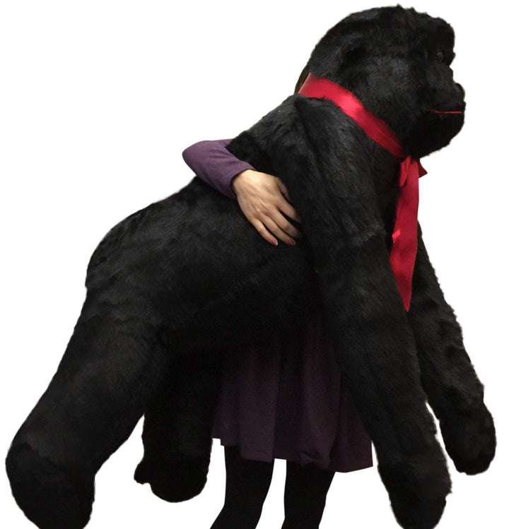 Giant Stuffed Gorilla, 42 Inch Height 36 Inch Length 36 Inch Width Huge Plush Animal, Made in USA