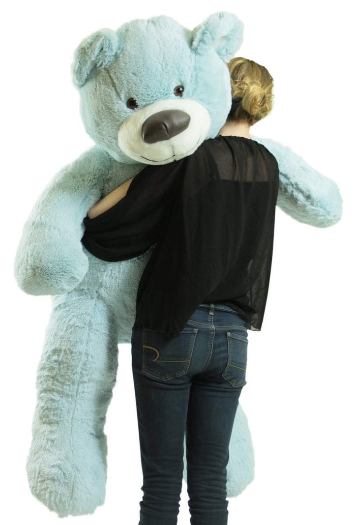 American Made Giant Blue 5 Foot Teddy Bear Soft 60 Inches 5 Feet Tall
