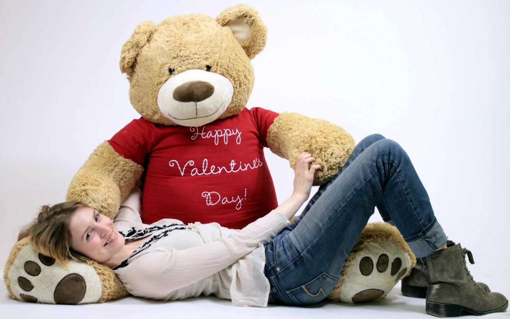 Giant Valentines Day Teddy Bear Deals at BigPlush.com